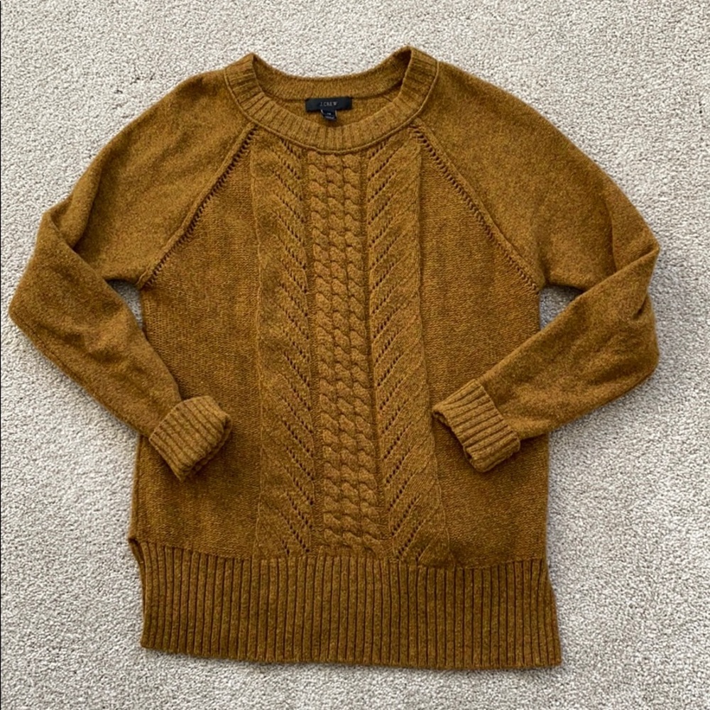 J Crew Cable Knit Sweater